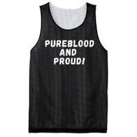 Pureblood And Proud, Funny AntiVaccinated, Unvaccinated Mesh Reversible Basketball Jersey Tank