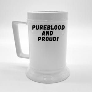 Pureblood And Proud, Funny AntiVaccinated, Unvaccinated Beer Stein