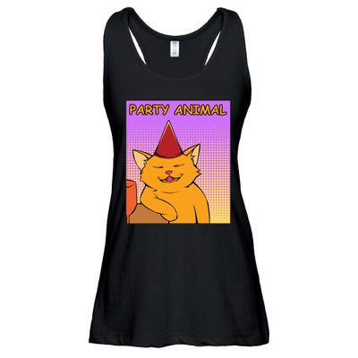 Party Animal Ladies Essential Flowy Tank