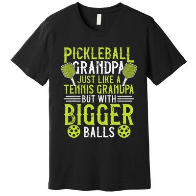 Pickleball Apparel Pickleball Player For Grandpa Premium T-Shirt