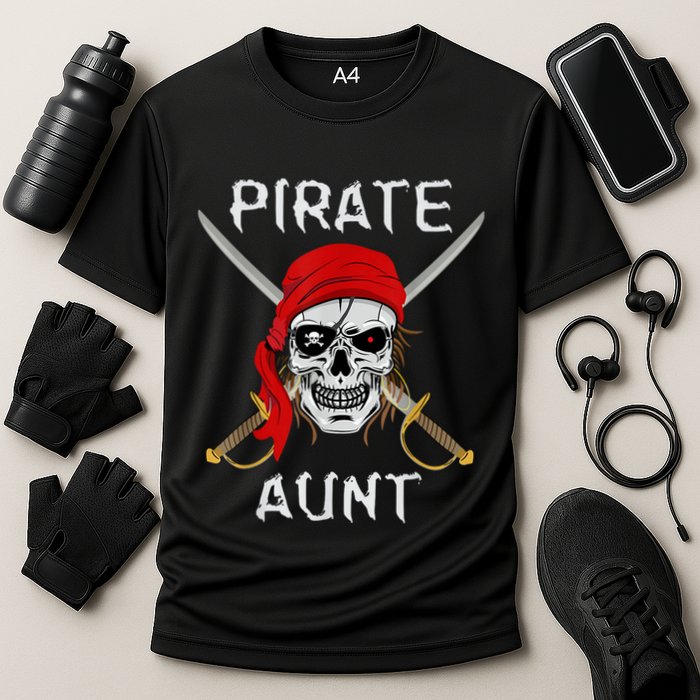 Pirate Aunt Cooling Performance Crew T-Shirt