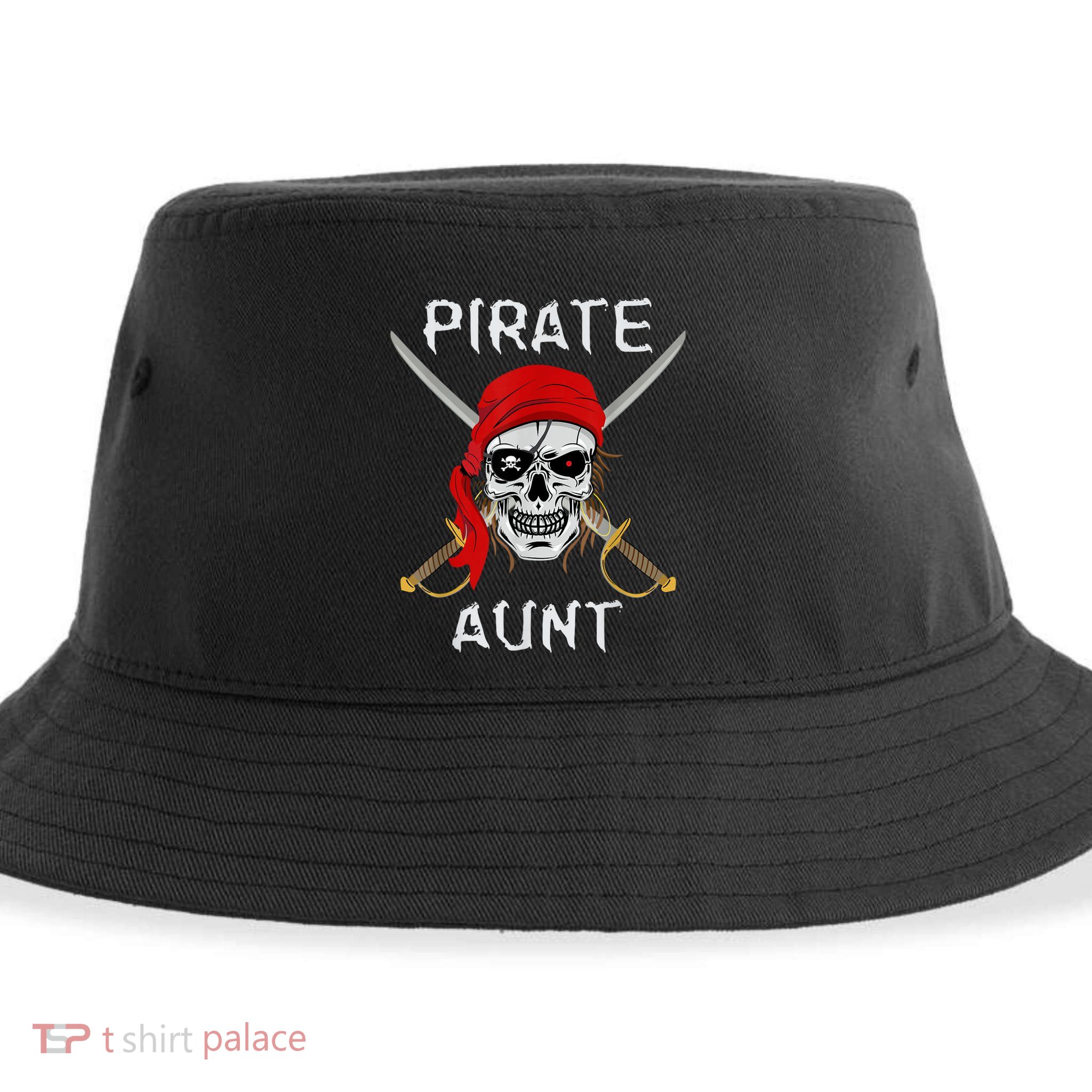 Pirate Aunt Sustainable Bucket Hat