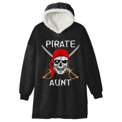 Pirate Aunt Hooded Wearable Blanket