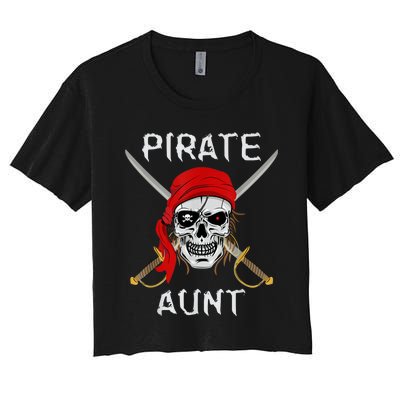 Pirate Aunt Women's Crop Top Tee