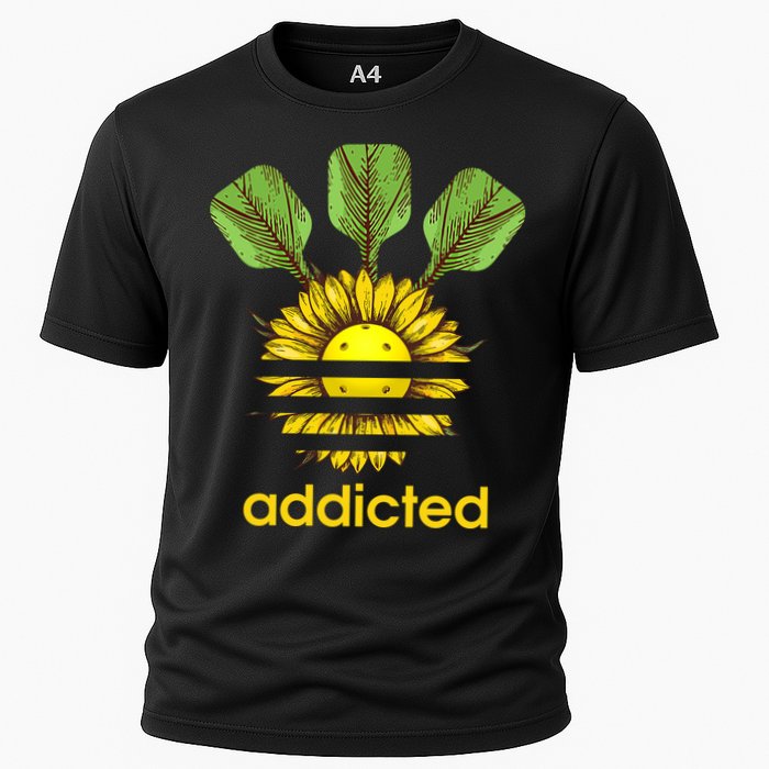 Pickleball Addicted Cooling Performance Crew T-Shirt