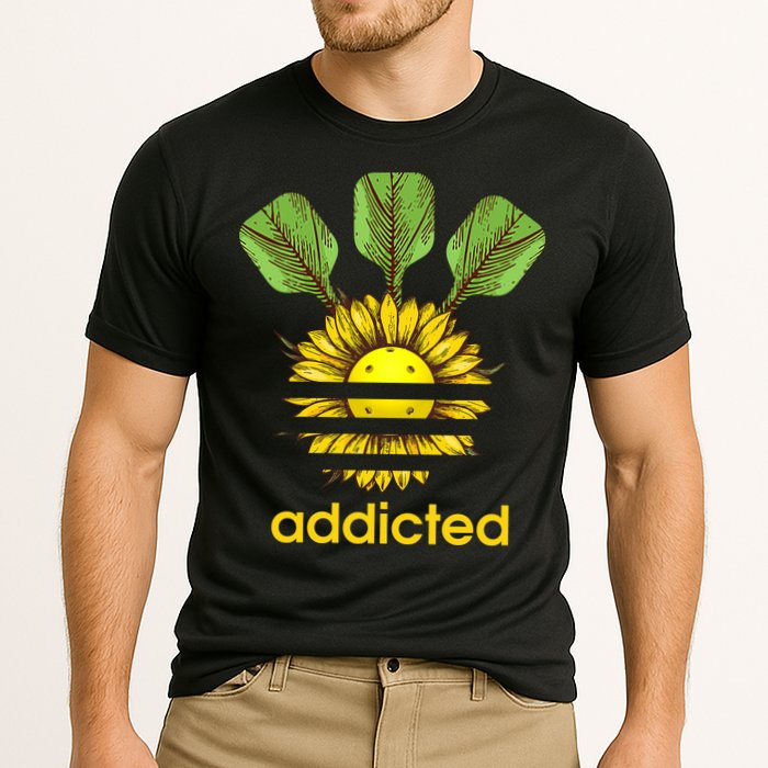 Pickleball Addicted Cooling Performance Crew T-Shirt