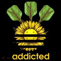 Pickleball Addicted Button