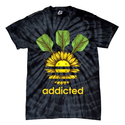 Pickleball Addicted Tie-Dye T-Shirt