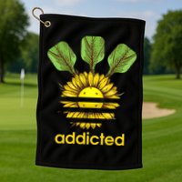 Pickleball Addicted Golf Towel