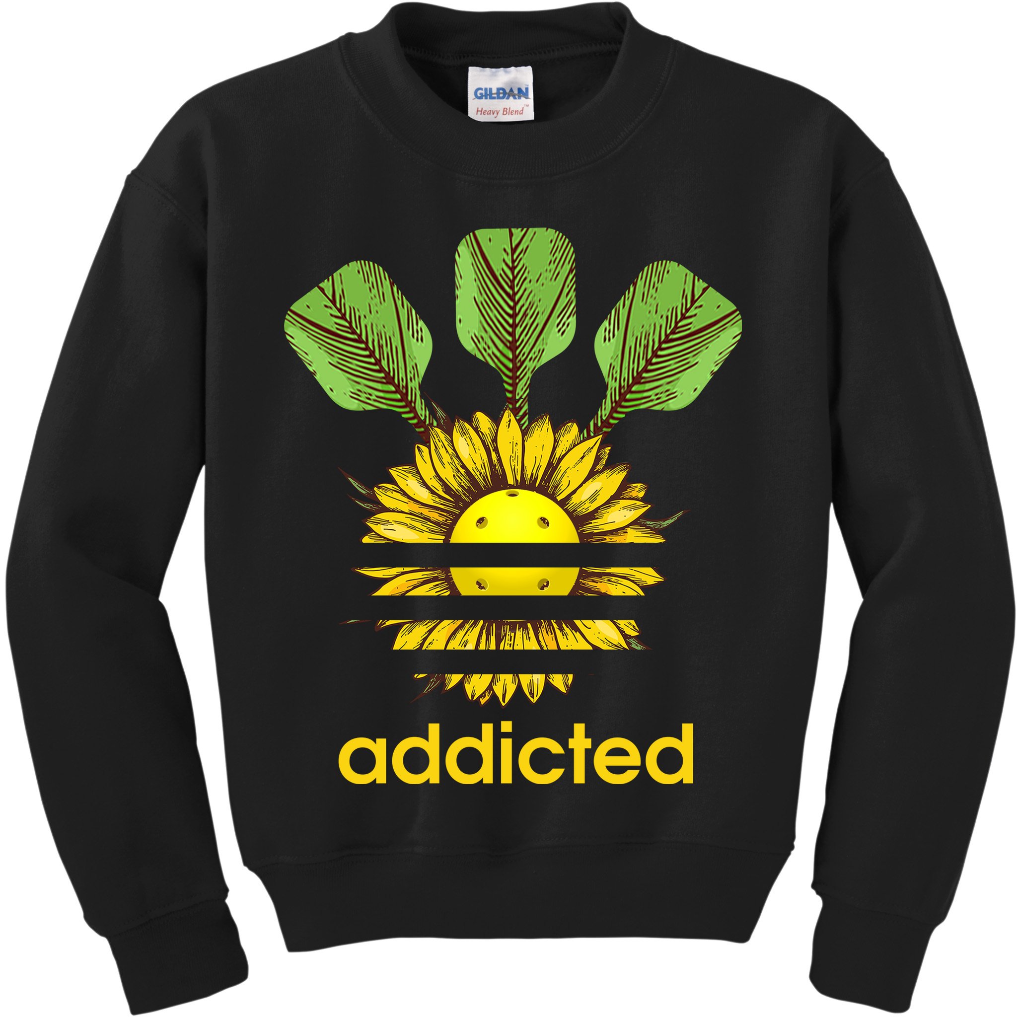 Pickleball Addicted Kids Sweatshirt