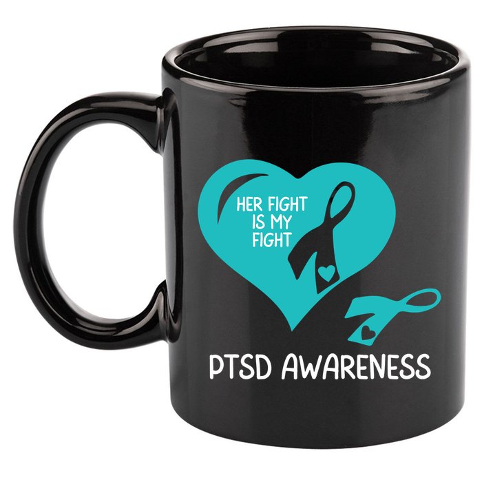 Ptsd Awareness Ptsd Awareness Gift Ptsd Support Ptsd Ribbon Ptsd Month 11oz C Handle Ceramic Mug