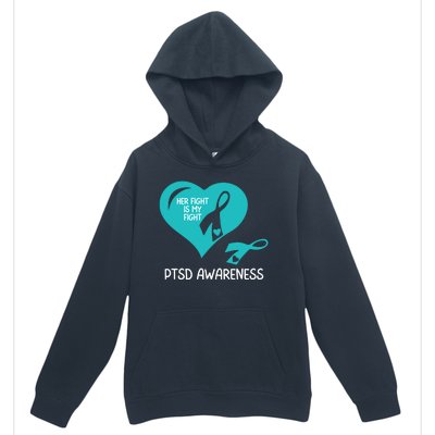 Ptsd Awareness Ptsd Awareness Gift Ptsd Support Ptsd Ribbon Ptsd Month Urban Pullover Hoodie