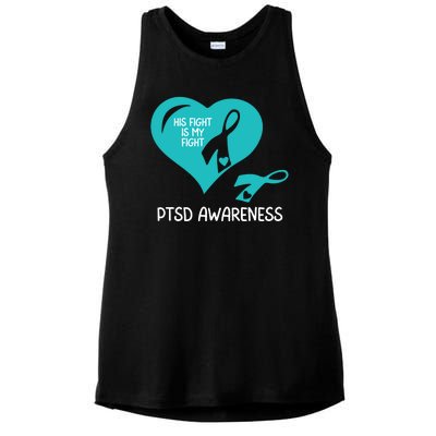 Ptsd Awareness Ptsd Awareness Gift Ptsd Support Ptsd Month Ptsd Ribbon Ladies PosiCharge Tri-Blend Wicking Tank