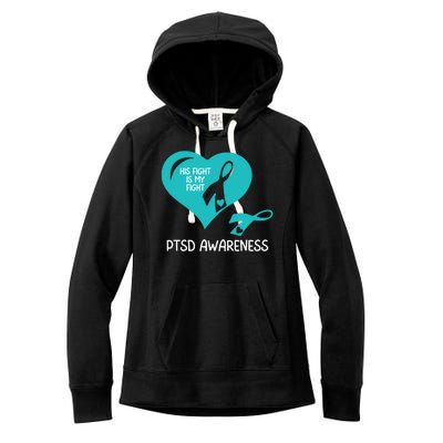 Ptsd Awareness Ptsd Awareness Gift Ptsd Support Ptsd Month Ptsd Ribbon Women's Fleece Hoodie