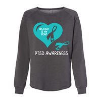 Ptsd Awareness Ptsd Awareness Gift Ptsd Support Ptsd Month Ptsd Ribbon Womens California Wash Sweatshirt