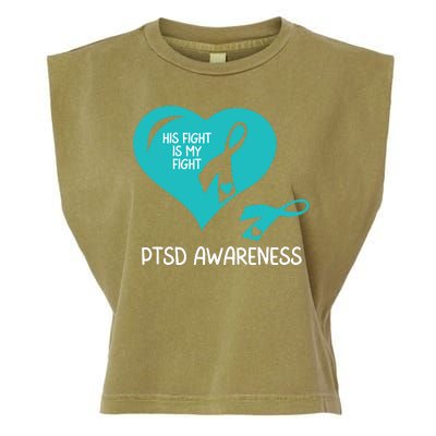 Ptsd Awareness Ptsd Awareness Gift Ptsd Support Ptsd Month Ptsd Ribbon Garment-Dyed Women's Muscle Tee