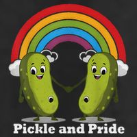 Pickle And Pride Pride Month Lgbtq Rainbow Funny Saying Adult Drive Performance Visor