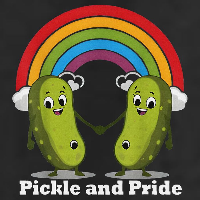 Pickle And Pride Pride Month Lgbtq Rainbow Funny Saying Adult Drive Performance Visor