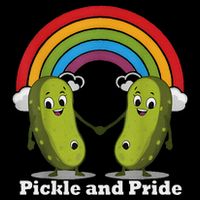 Pickle And Pride Pride Month Lgbtq Rainbow Funny Saying 16 in Basic Backpack