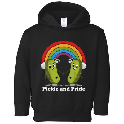 Pickle And Pride Pride Month Lgbtq Rainbow Funny Saying Toddler Hoodie