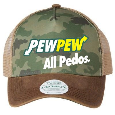 Pewpew All Pedos Legacy Tie Dye Trucker Hat
