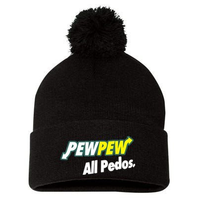 Pewpew All Pedos Pom Pom 12in Knit Beanie