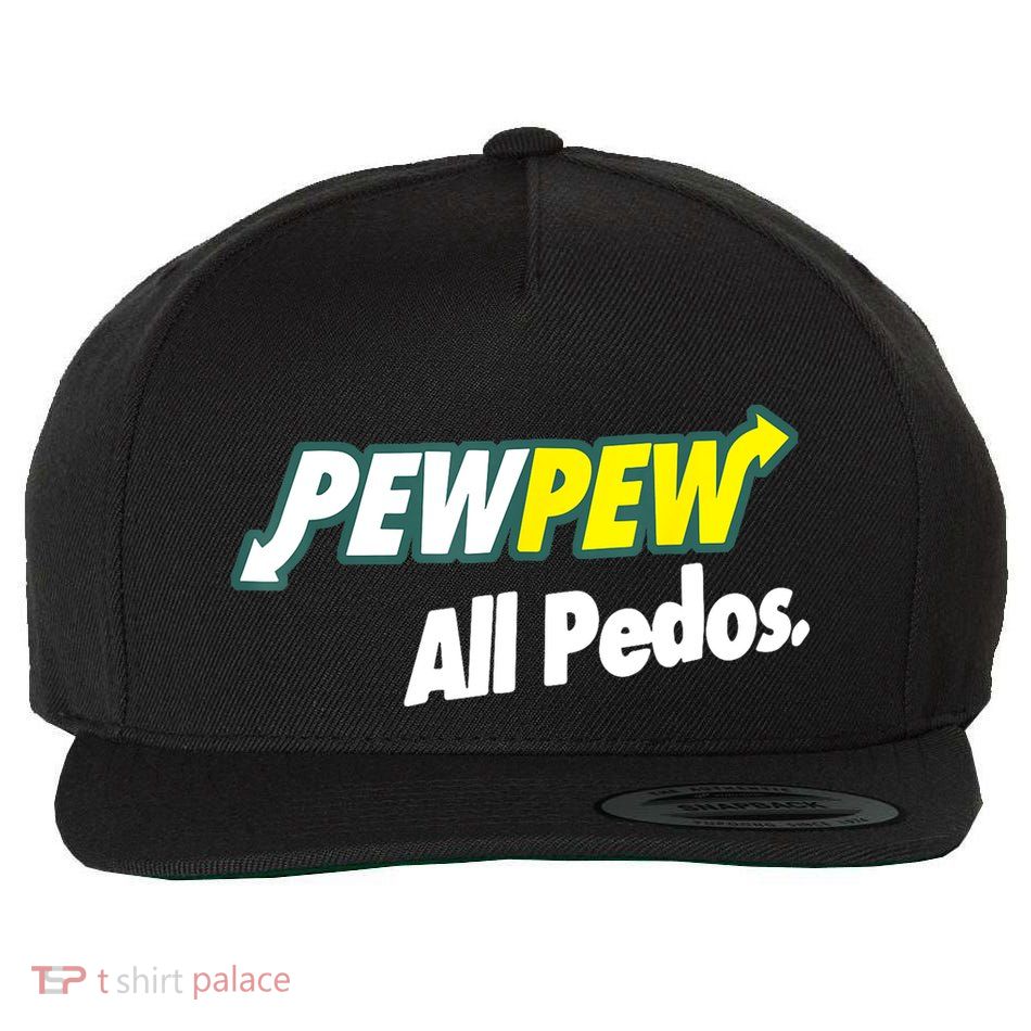 Pewpew All Pedos Wool Snapback Cap