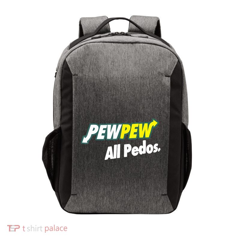 Pewpew All Pedos Vector Backpack
