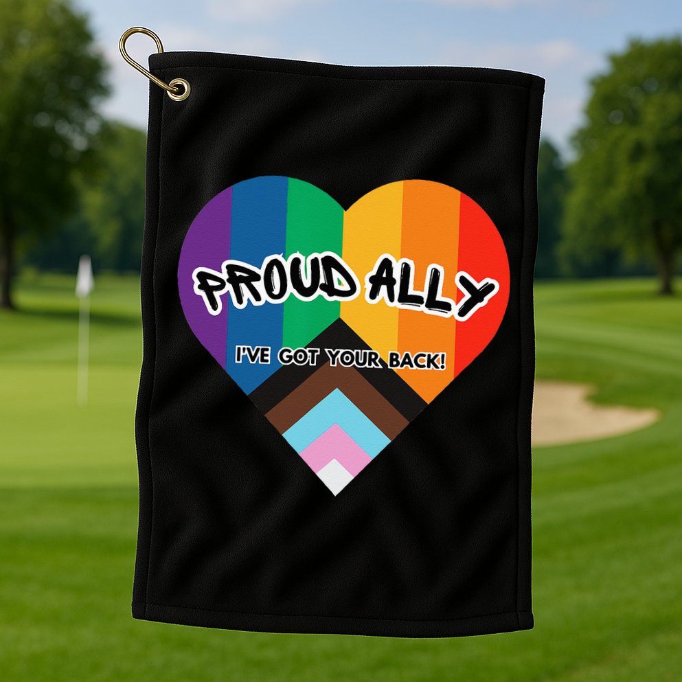 Proud Ally Golf Towel