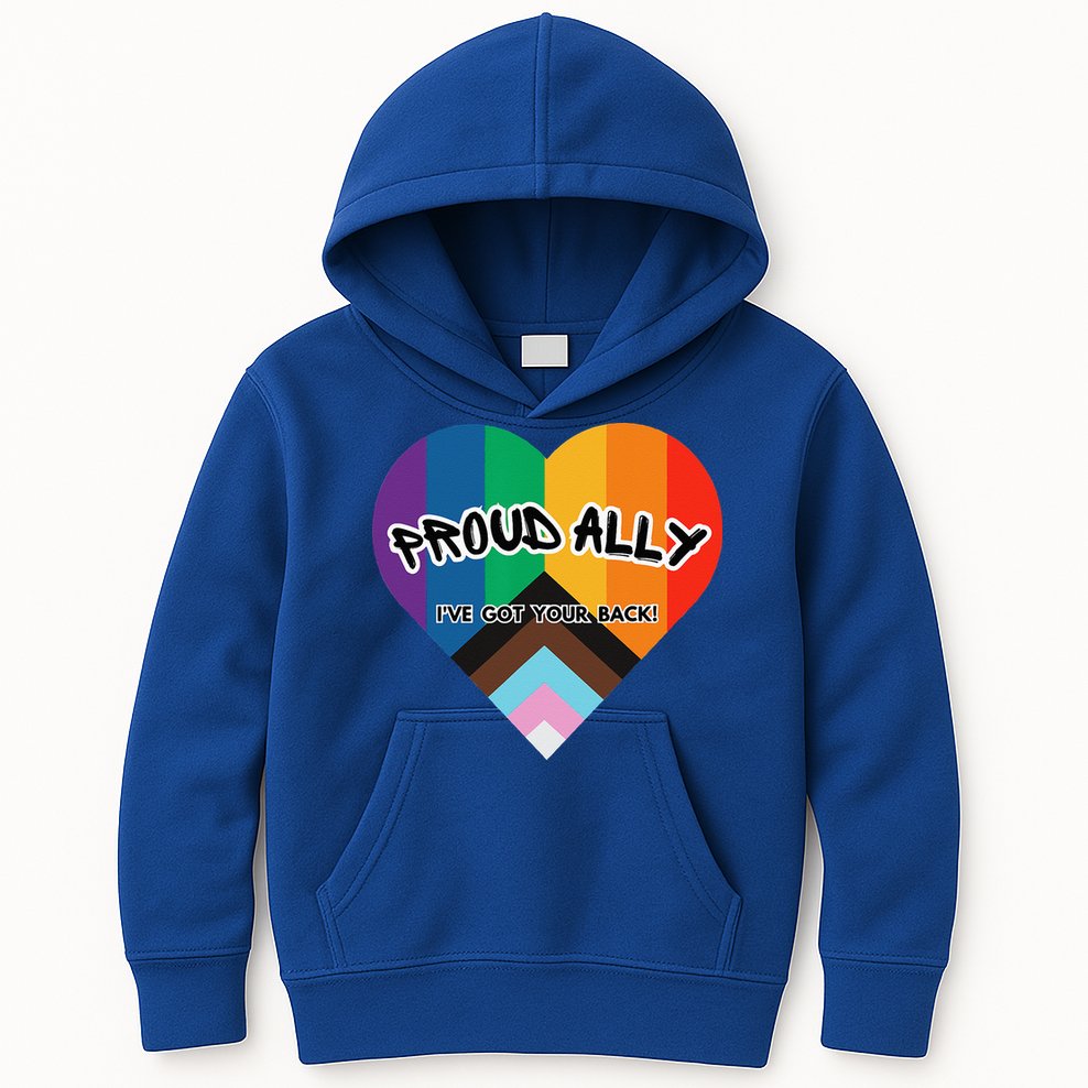 Proud Ally Kids Hoodie
