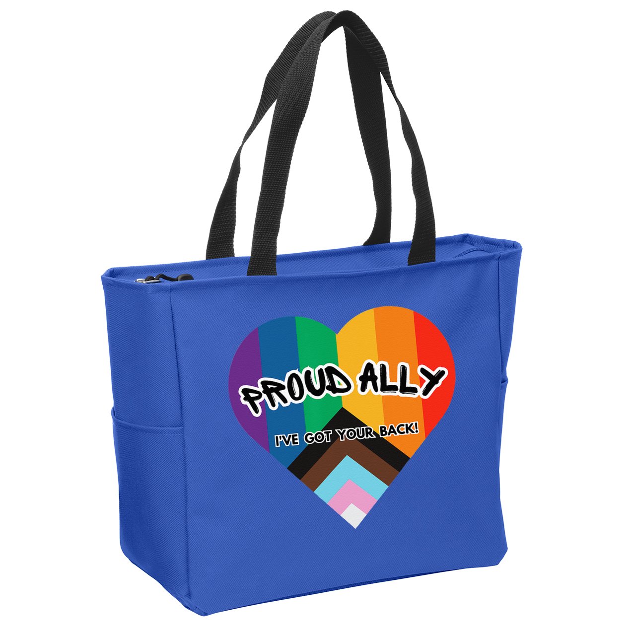 Proud Ally Zip Tote Bag