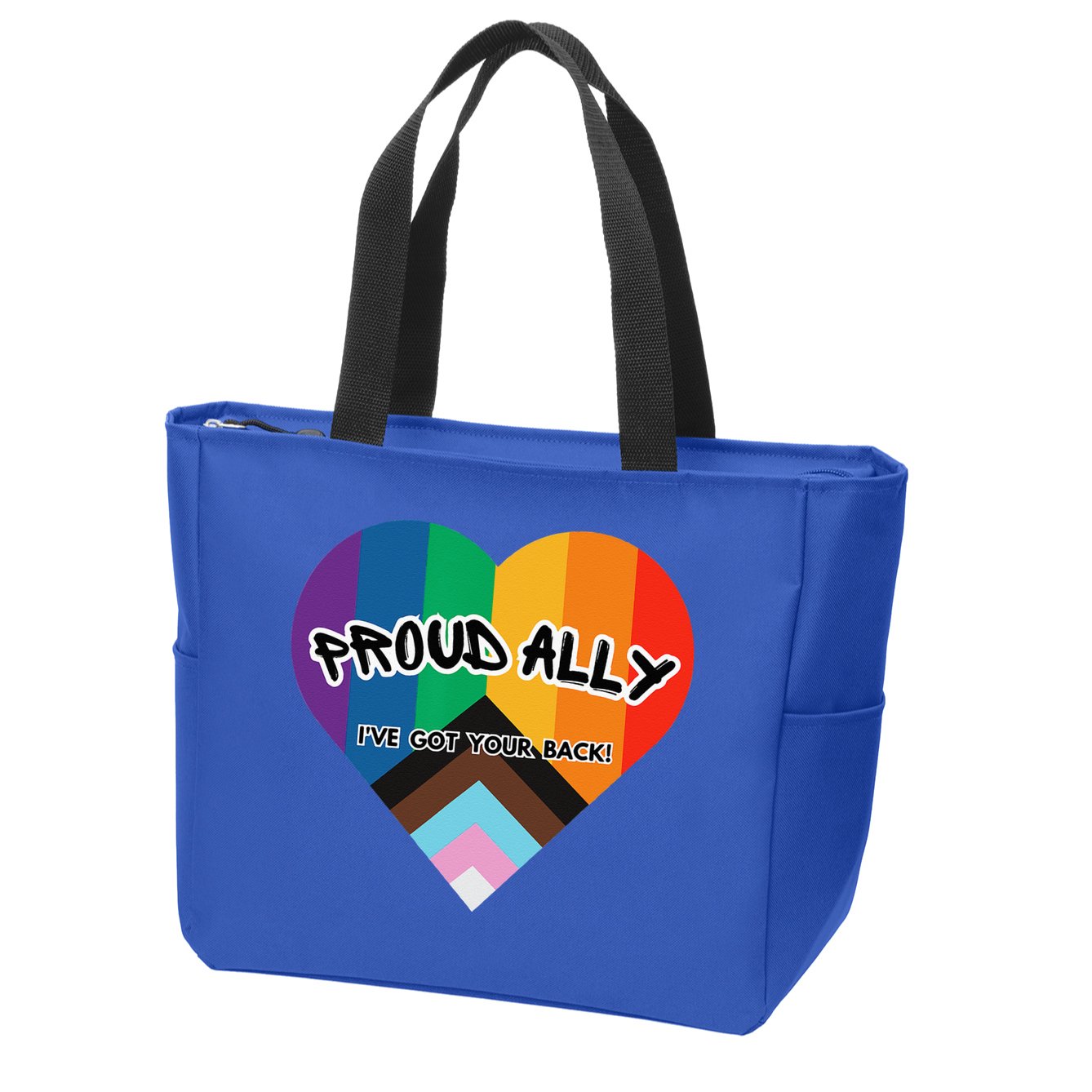 Proud Ally Zip Tote Bag