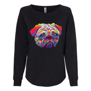 Pug Artwork Pug Lover Pug Owner Pug Art Pug Womens California Wash Sweatshirt