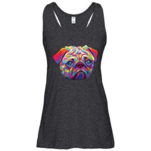 Pug Artwork Pug Lover Pug Owner Pug Art Pug Ladies Essential Flowy Tank