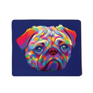 Pug Artwork Pug Lover Pug Owner Pug Art Pug Mousepad