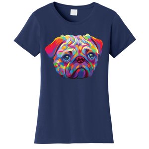 Pug Artwork Pug Lover Pug Owner Pug Art Pug Women's T-Shirt