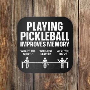 Pickleball Art Paddle Sport Pickleball Lover Coaster