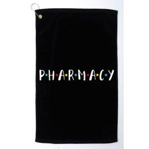 Pharmacy Assistant Pharmacist Funny Pharmacy Technician Platinum Collection Golf Towel