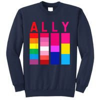 Proud Ally Pride Rainbow LGBT Ally Sweatshirt