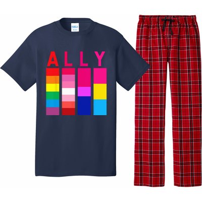 Proud Ally Pride Rainbow LGBT Ally Pajama Set