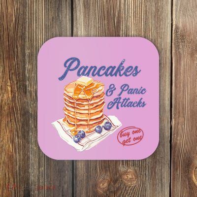 Pancakes And Panic Attacks Coaster