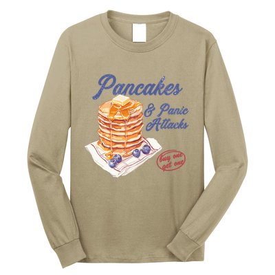 Pancakes And Panic Attacks Long Sleeve Shirt