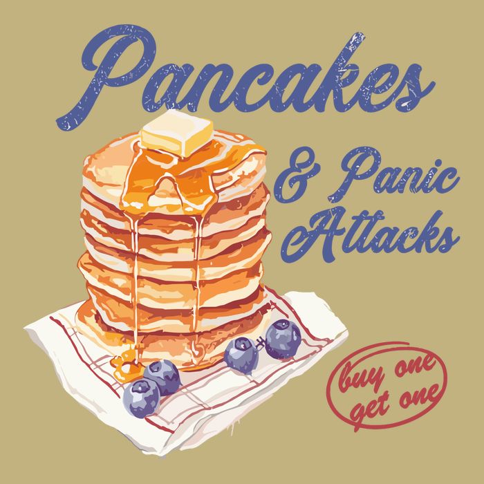 Pancakes And Panic Attacks Tall Long Sleeve T-Shirt