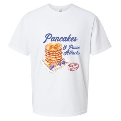 Pancakes And Panic Attacks Sueded Cloud Jersey T-Shirt