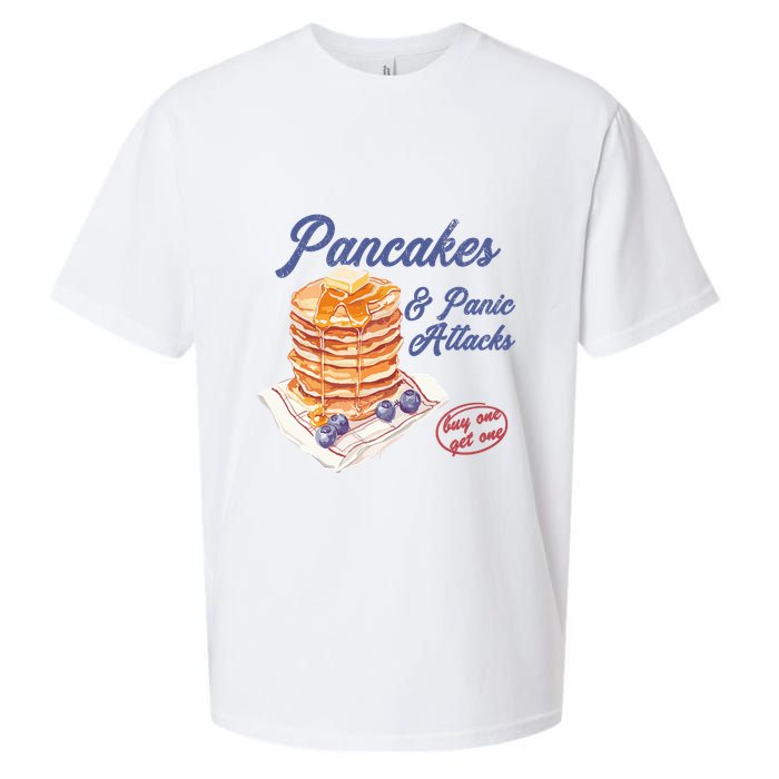 Pancakes And Panic Attacks Sueded Cloud Jersey T-Shirt