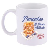 Pancakes And Panic Attacks 11oz C Handle Ceramic Mug