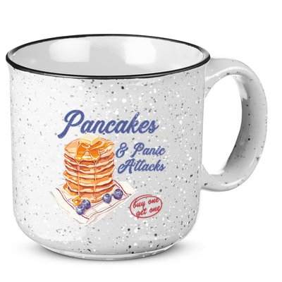Pancakes And Panic Attacks 15oz Campfire Ceramic Mug