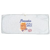 Pancakes And Panic Attacks Large Microfiber Waffle Golf Towel