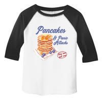 Pancakes And Panic Attacks Toddler Fine Jersey T-Shirt