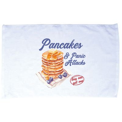 Pancakes And Panic Attacks Microfiber Hand Towel